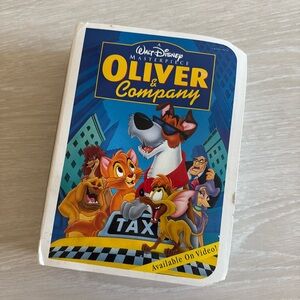 1996 Oliver & Company VHS Cassette  McDonalds Happy Meal Toy
